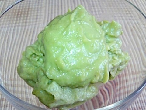 ミキサーいらず☆簡単アボカドアイス